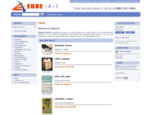 Tablet Screenshot of edgeart.com